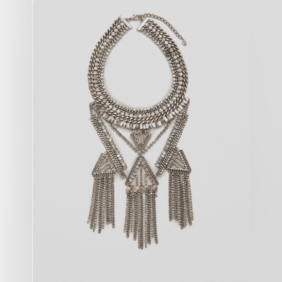 Zara Jewelry - Zara Silver Tone Statement Necklace 💎💎💎